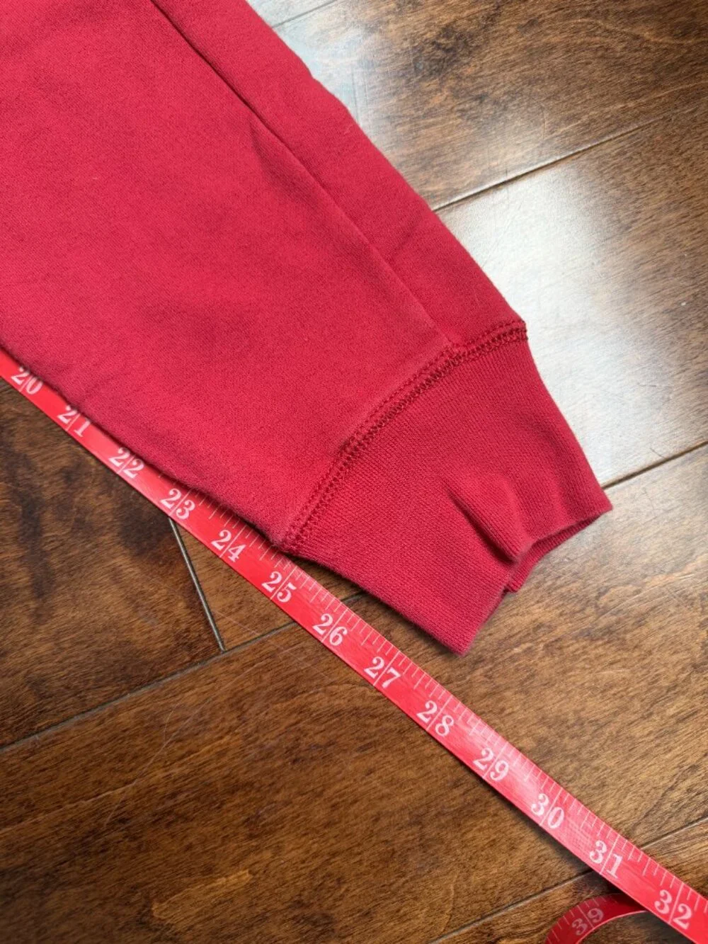 True Religion Cargo Jogger Sweatpants, Red Cotton 34x28